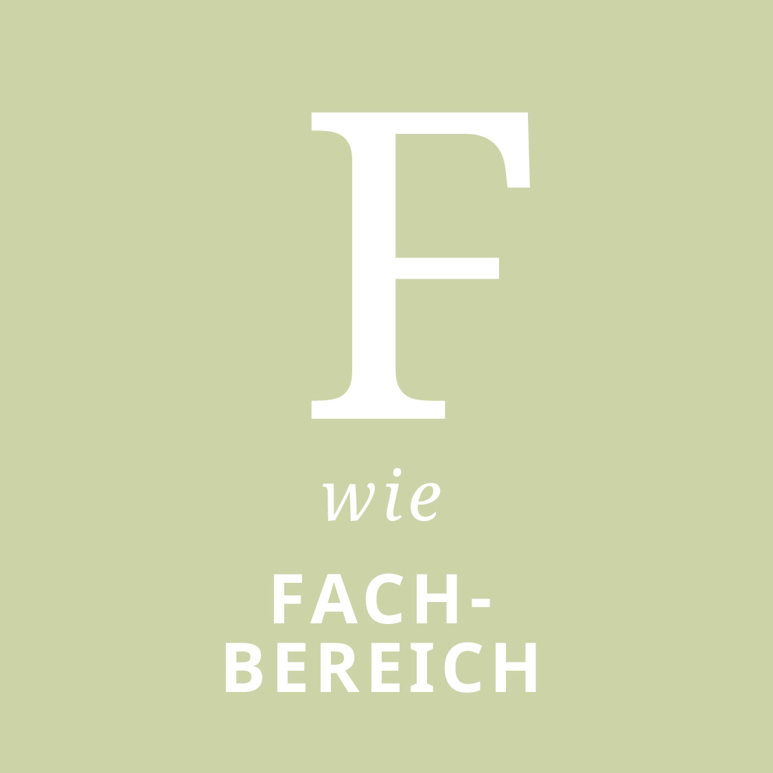 Fachbereiche